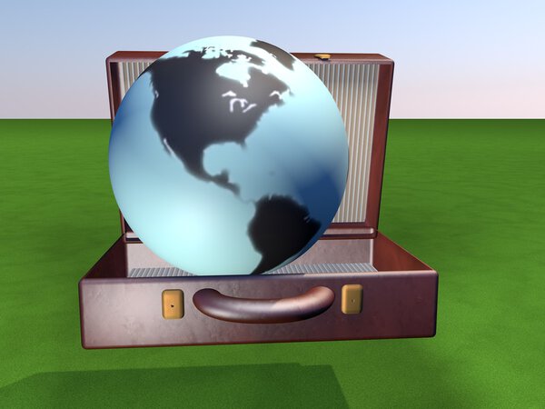 World in a suitcase