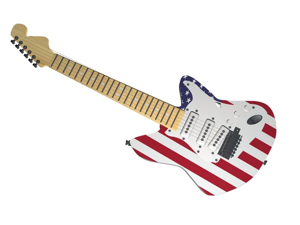 Guitarra USA — Foto de Stock