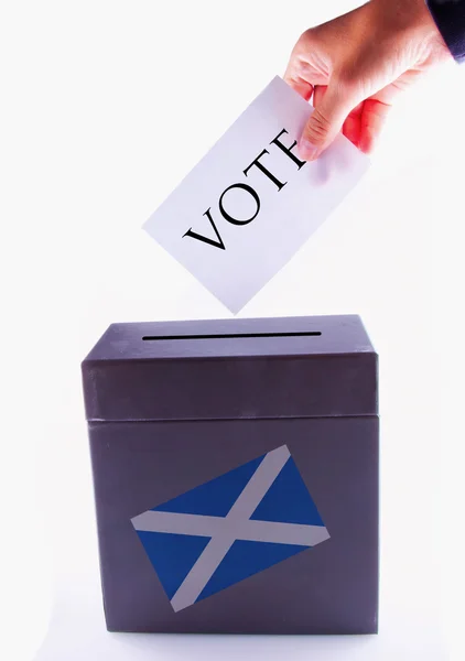 Scottish Urn for vote — Stock Photo, Image