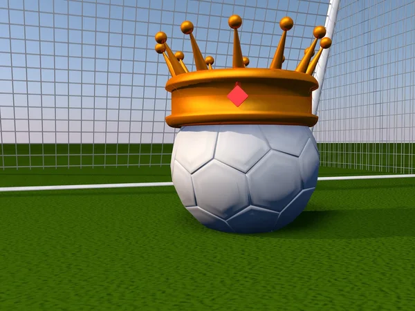 Футбол корони — Stockfoto