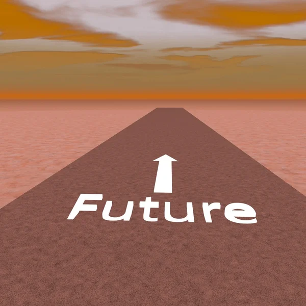 Futuro futuro — Fotografia de Stock