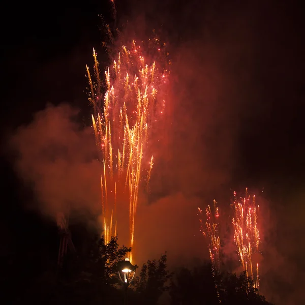 Fuochi artificiali — Foto Stock