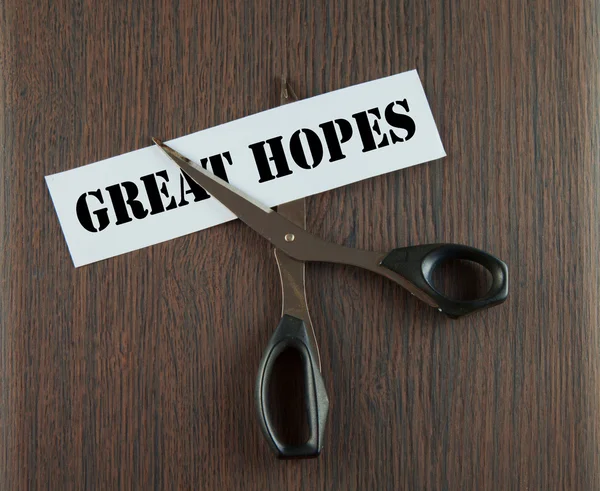 Cutting Great Hopes — Stock Photo, Image
