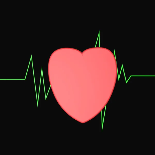Beating heart — Stock Photo, Image