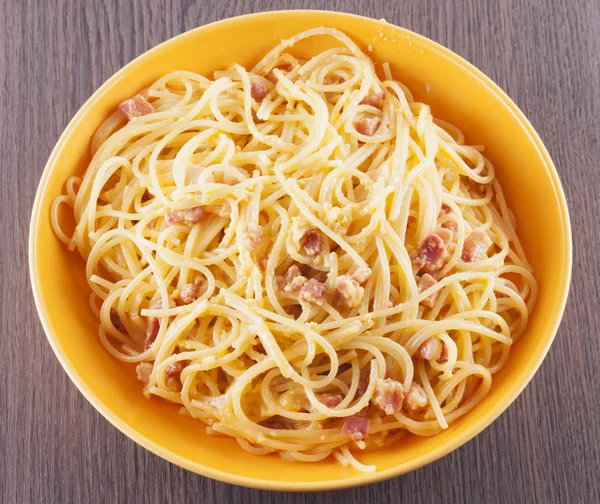 Spaghetti alla carbonara — Stock Fotó