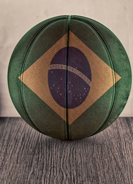 Brazílie basketbal — Stock fotografie