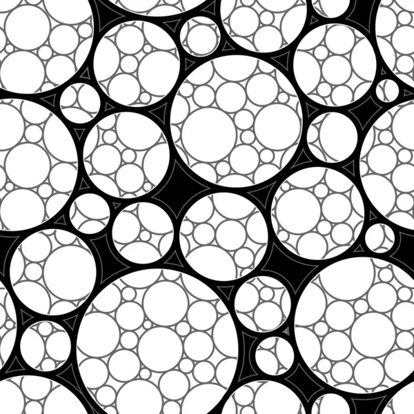 Sömlös cirkel mönster — Stock vektor