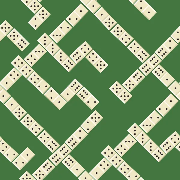 Seamless domino pattern — Stock Vector