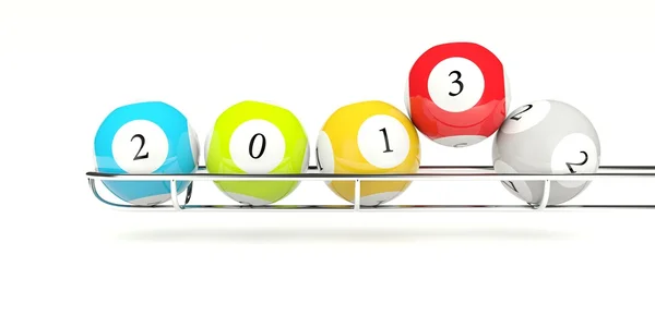2013 bolas de loteria — Fotografia de Stock