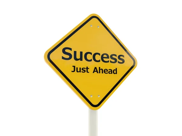 Success Just Ahead road sign — Stock Photo, Image