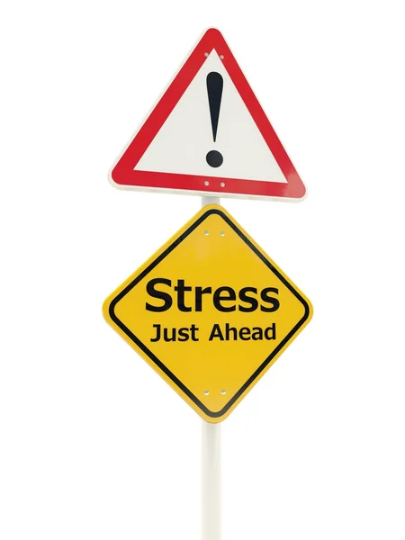 Stress Just Ahead road sign — Stock Photo, Image
