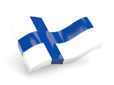 Finlandiya 'nın 3D bayrağı