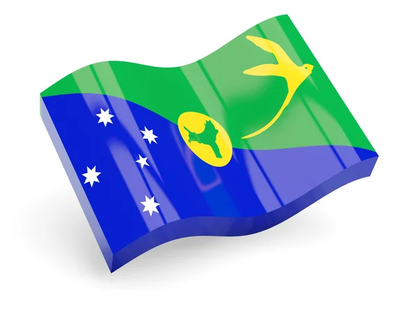 Bandera 3D de Christmas Island —  Fotos de Stock