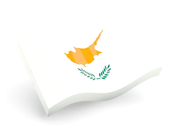 Bandera 3D de Cyprus —  Fotos de Stock