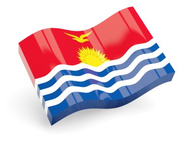 kiribati 3D bayrağı