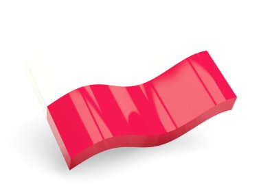 Polonya 'nın 3D bayrağı