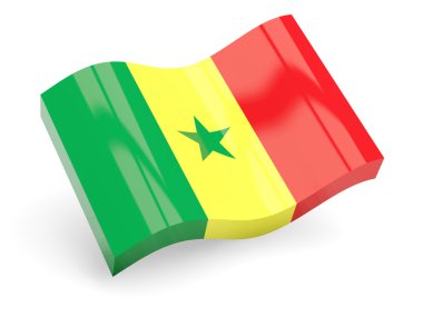 3D Senegal bayrağı