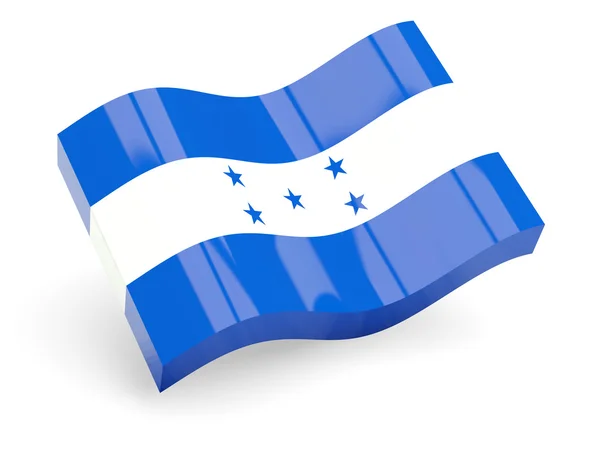 3D σημαία της Ονδούρας — Φωτογραφία Αρχείου