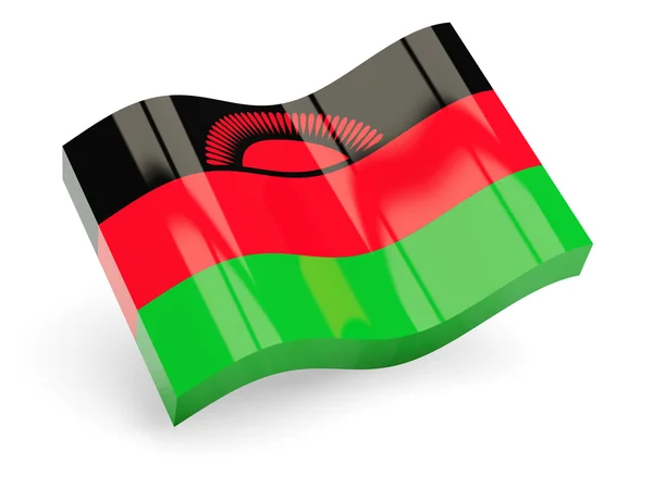 Bandiera 3D del Malawi — Foto Stock