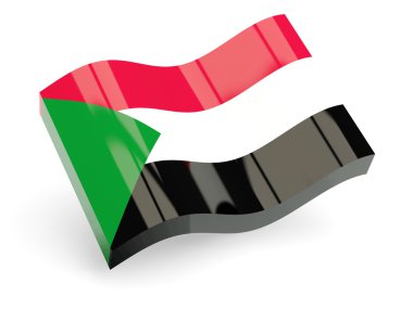 Sudan 'ın 3D bayrağı