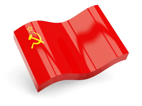 3D σημαία της ΕΣΣΔ — Φωτογραφία Αρχείου