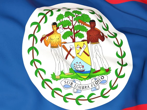 Flagga belize — Stockfoto