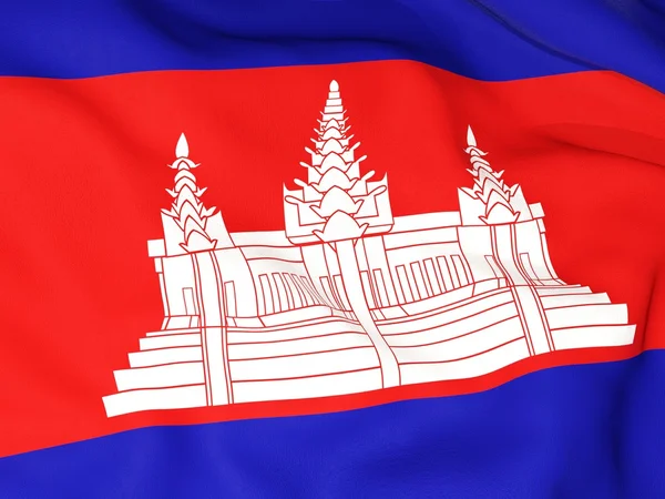 Bandeira do Camboja — Fotografia de Stock