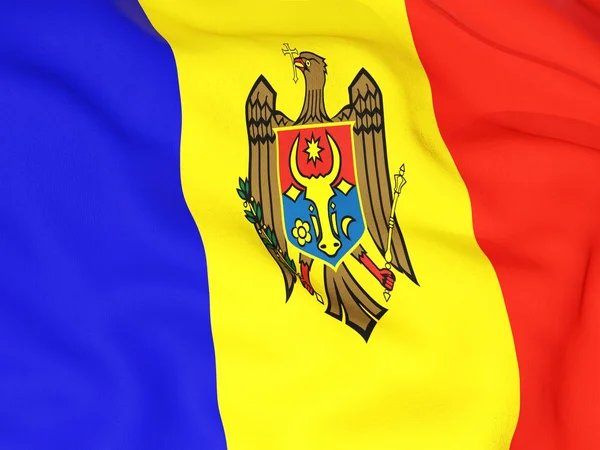 Bandeira da Moldávia — Fotografia de Stock
