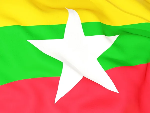 Flag of myanmar — Stock Photo, Image