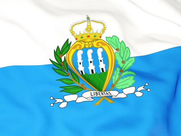 Zászló San Marino — Stock Fotó