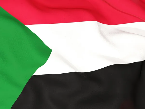 Flag of sudan — Stock Photo, Image