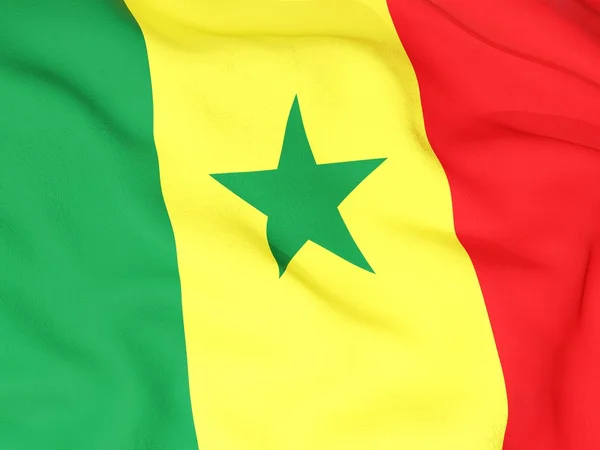 Bandeira do Senegal — Fotografia de Stock