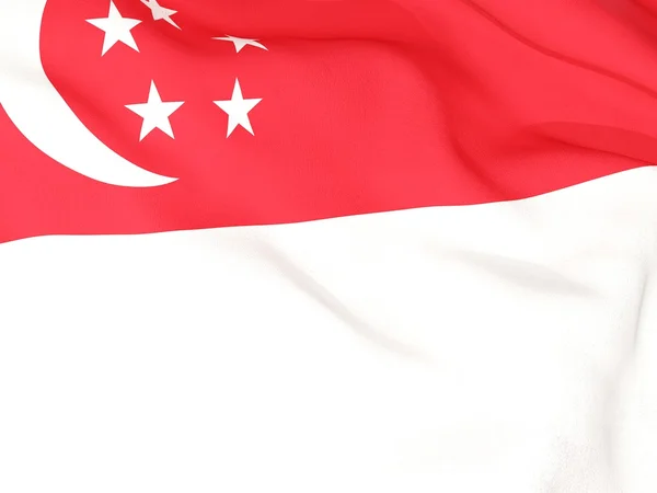 Bandera de Singapore — Foto de Stock