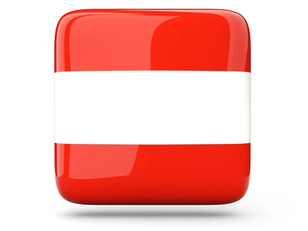 Fyrkantiga ikonen av Österrike — Stockfoto