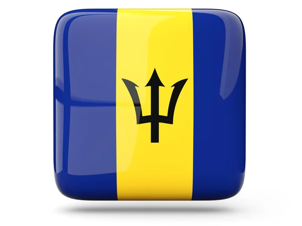 Barbados kare simgesi — Stok fotoğraf