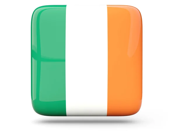 Квадратний значок Ірландії — стокове фото