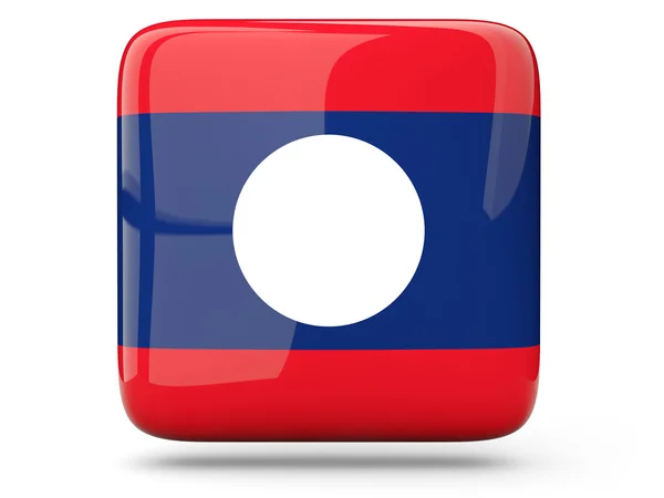 Ikona kwadratu Laosu — Zdjęcie stockowe