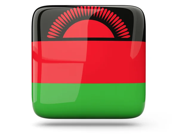 Fyrkantiga ikonen av malawi — Stockfoto