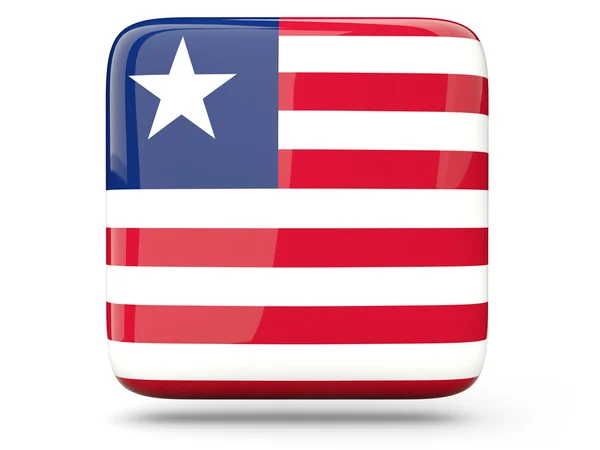 Square icon of liberia — Stock Photo, Image