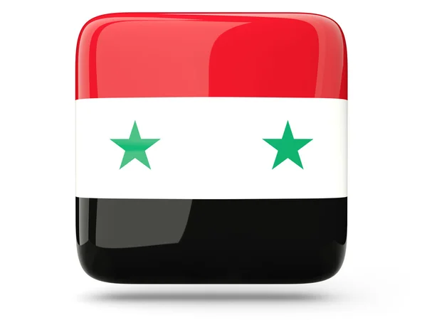 Icono cuadrado de Siria — Foto de Stock