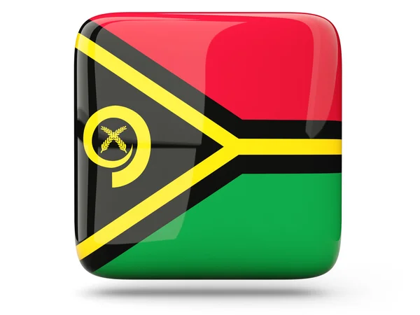 Ikona kwadratu Vanuatu — Zdjęcie stockowe