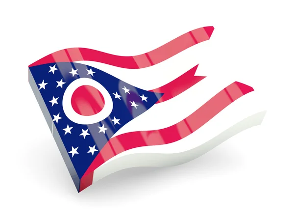 Icono ondulado de Ohio — Foto de Stock