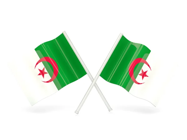 Прапор Алжиру — стокове фото
