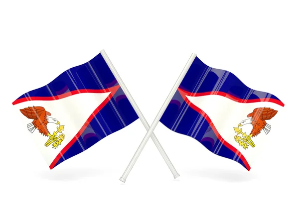 Amerikai Szamoa zászlaja — Stock Fotó