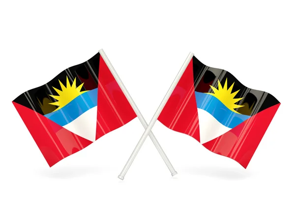 Flag of antigua and barbuda — Stock Photo, Image