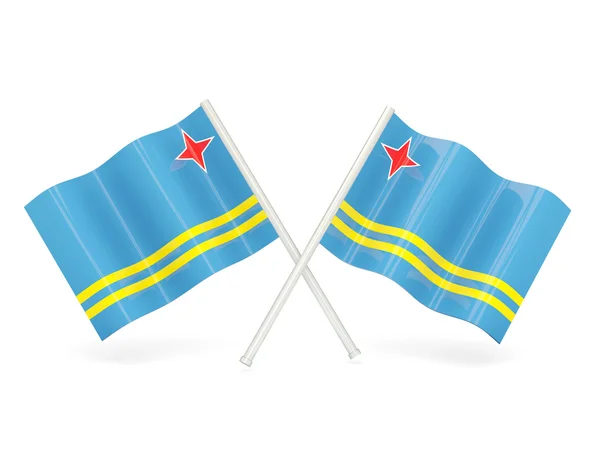 Flag of aruba — Stock Photo, Image