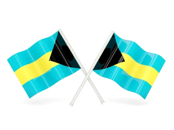 Flag of bahamas — Stock Photo, Image