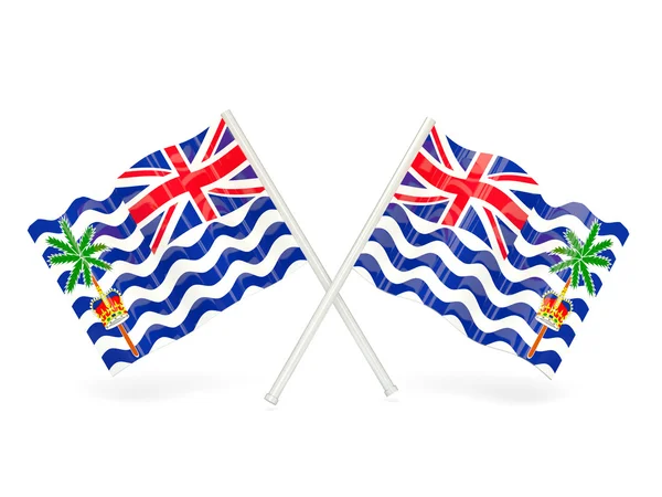 Flagge des britisch-indischen Ozeans — Stockfoto