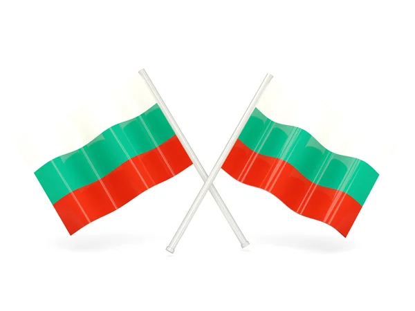 Vlag van Bulgarije — Stockfoto