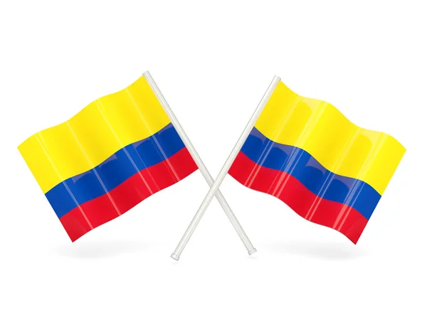 Kolumbia lobogója — Stock Fotó